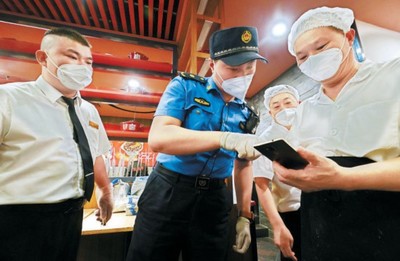 朝陽區強化餐飲企業防疫監督 筑牢舌尖上的安全防線